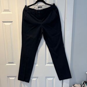 Lands' End Mid Rise Straight Leg Pants - Black
